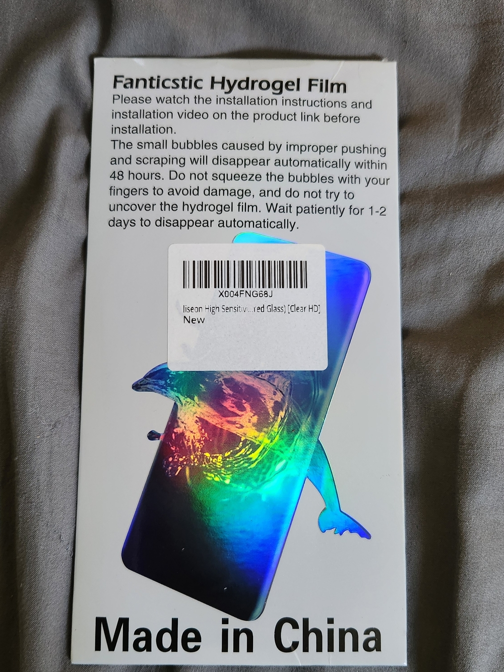 Fantcstic Hydrogel Film Screen Protector - Clear